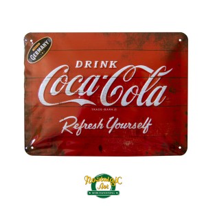 Метална табела Coca-Cola Refresh Yourself